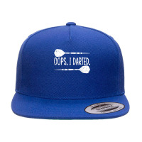 Darts Oops I Darted Dartboard Funny Dart Player T Shirt 5 Panel Snapback Cap | Artistshot