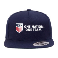 One Nation One Team White 2 5 Panel Snapback Cap | Artistshot