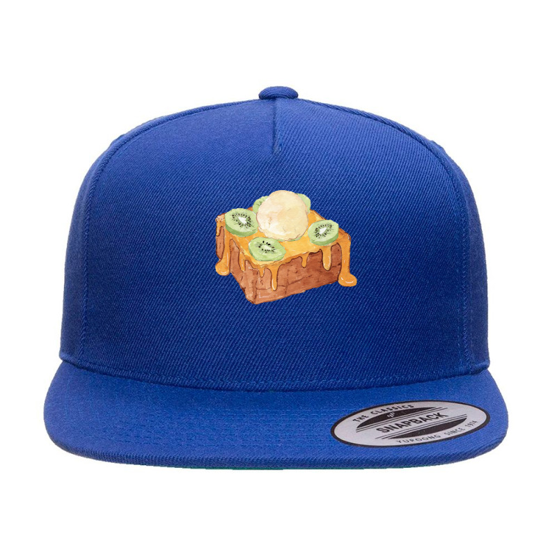 Brick Toast Bread Lover T  Shirt Honey Bread Brick Toast Topped With K 5 panel snapback cap by thymeartiste | Artistshot