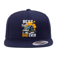 Trucker Best Truckin' Dad Ever S For Trucker Papa Grandpa 5 Panel Snapback Cap | Artistshot