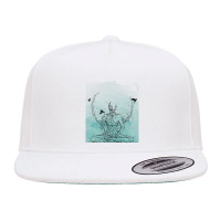 Meditation T  Shirt Modern Meditation Design T  Shirt 5 Panel Snapback Cap | Artistshot