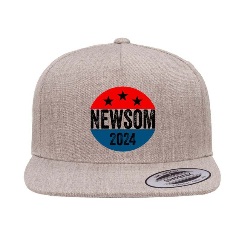 Gavin Newsom 2024 Presidential 5 panel snapback cap by Palisade | Artistshot