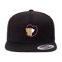 Milk Milk Milk Mocha Mocha Mocha 5 Panel Snapback Cap | Artistshot