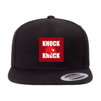 Red Knuckles Meme 5 Panel Snapback Cap | Artistshot