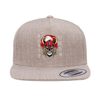 Nordic Mythology Skeleton Head With Viking Helmet T Shirt 5 Panel Snapback Cap | Artistshot