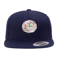 Handrawn Easter Themed Food T  Shirt Meringue Cookie Nest With Colorfu 5 Panel Snapback Cap | Artistshot