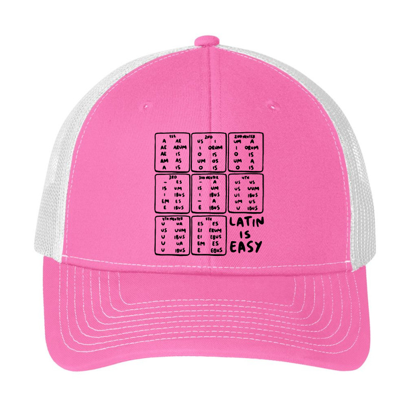 Latin Declensions Cheatsheet Ladies Pa Trucker Cap by Vario | Artistshot