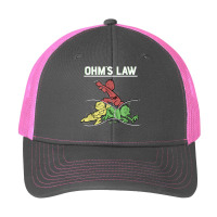 Ohms Law Funny Shirt.electrical Electronics Engineer Funny T T Shirt Pa Trucker Cap | Artistshot