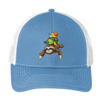 Turtle Lover Turtles Sloth Turtle Snail Funny Sloth Running Ocean Pa Trucker Cap | Artistshot