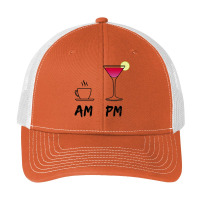 Am Coffee Espresso Pm Cosmopolitan   My Daily Drink Routine Premium T Pa Trucker Cap | Artistshot