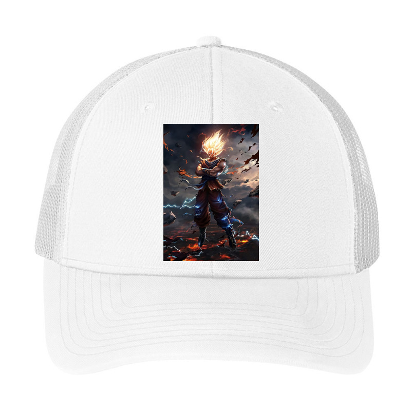 Son Goku Super Saiyan Pa Trucker Cap by annaponder | Artistshot