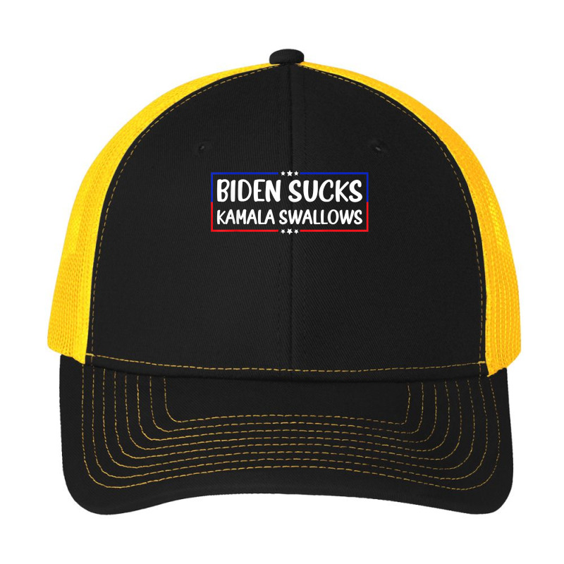 Biden Sucks Kamala Swallows Funny Biden And Kamala T Shirt Pa Trucker Cap | Artistshot