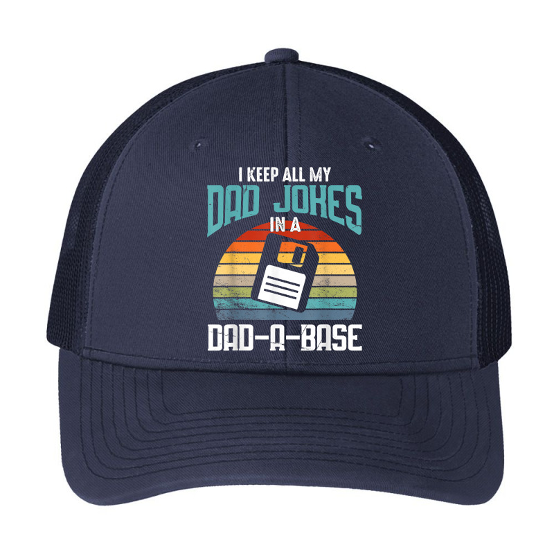 Funny Dad Jokes Database Pun Best Dad Humor Fathers Day T Shirt Pa Trucker Cap by copedoire | Artistshot