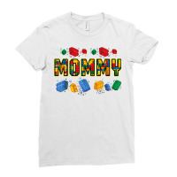 Mom Brick Builder Funny Blocks Master Builder T Shirt Ladies Fitted T-shirt | Artistshot