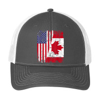 Canadian Roots  Half American Flag  Canada T Shirt Pa Trucker Cap | Artistshot