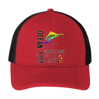 Ocean City Maryland White Marlin Capital Eastern Shore T Shirt Pa Trucker Cap | Artistshot