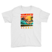 Aloha Hawaii Tropical Beach Paradise Vintage Throwback Gift Premium Ts Youth Tee | Artistshot