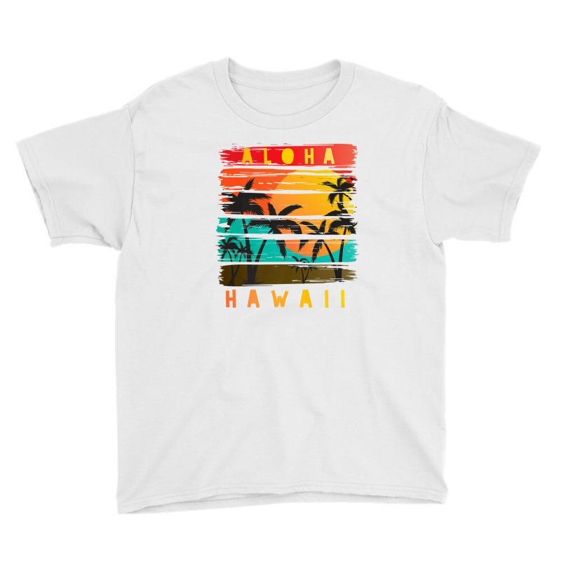 Aloha Hawaii Tropical Beach Paradise Vintage Throwback Gift Premium Ts Youth Tee by Nuansa | Artistshot