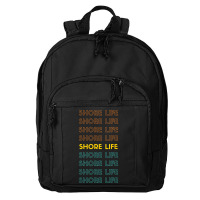 Vintage New Jersey Shore Life Beach Summer Vacation Surf T Shirt Basic Backpack | Artistshot