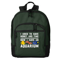 Saltwater Aquarium   Fishkeeping   Fish Keeper T Shirt Basic Backpack | Artistshot