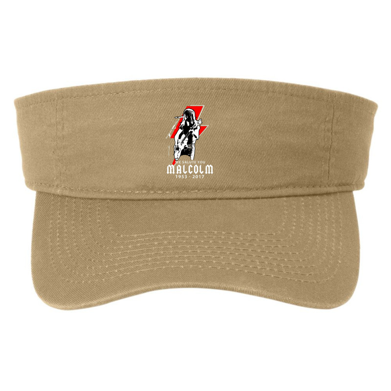 Malcolm Young   We Salute You Fashion Visor by zaenalmaza | Artistshot