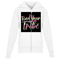 Find Your Tribe Youth Zipper Hoodie | Artistshot