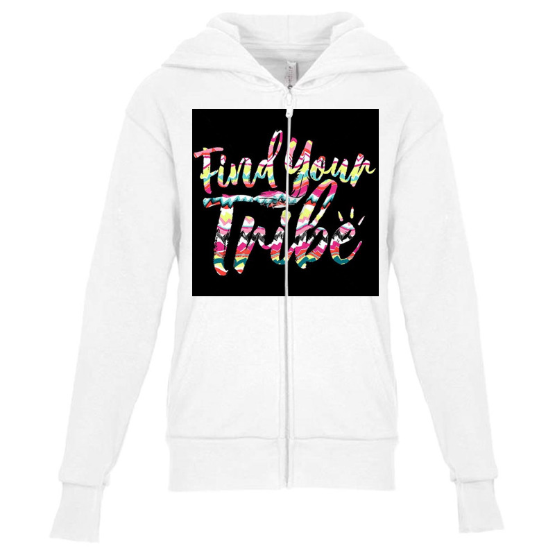 Find Your Tribe Youth Zipper Hoodie | Artistshot