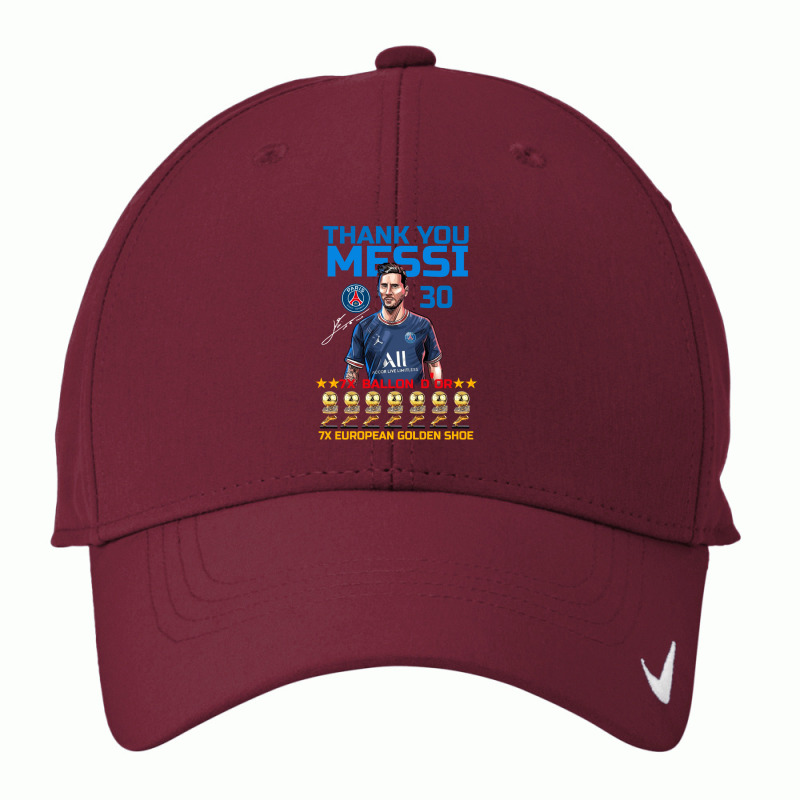 Ballon D'or 2021 Thank You Messi 30 Number 7x Golden Shoe Nike Dri-fit Cap | Artistshot