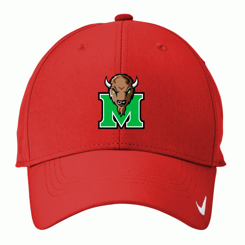 Marsh4ll Thundering Herd Nike Dri-fit Cap | Artistshot