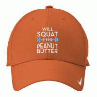 Will Squat For Peanut Butter Nike Dri-fit Cap | Artistshot