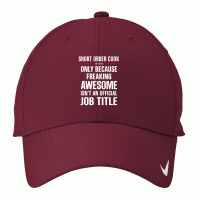 Gift For Freaking Awesome Short Order Cook Nike Dri-fit Cap | Artistshot