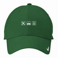 Eat Sleep Calculate - Funny Accountant Nike Dri-fit Cap | Artistshot