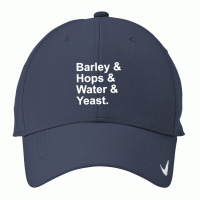 Barley, Hops, Water, Yeast Nike Dri-fit Cap | Artistshot