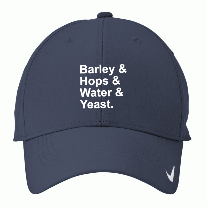 Barley, Hops, Water, Yeast Nike Dri-fit Cap | Artistshot