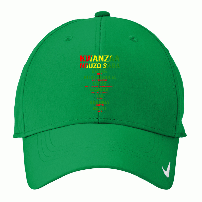 Kwanzaa   Nguzo Saba   The Seven Principles T Shirt Nike Dri-FIT Cap by fashionsall | Artistshot