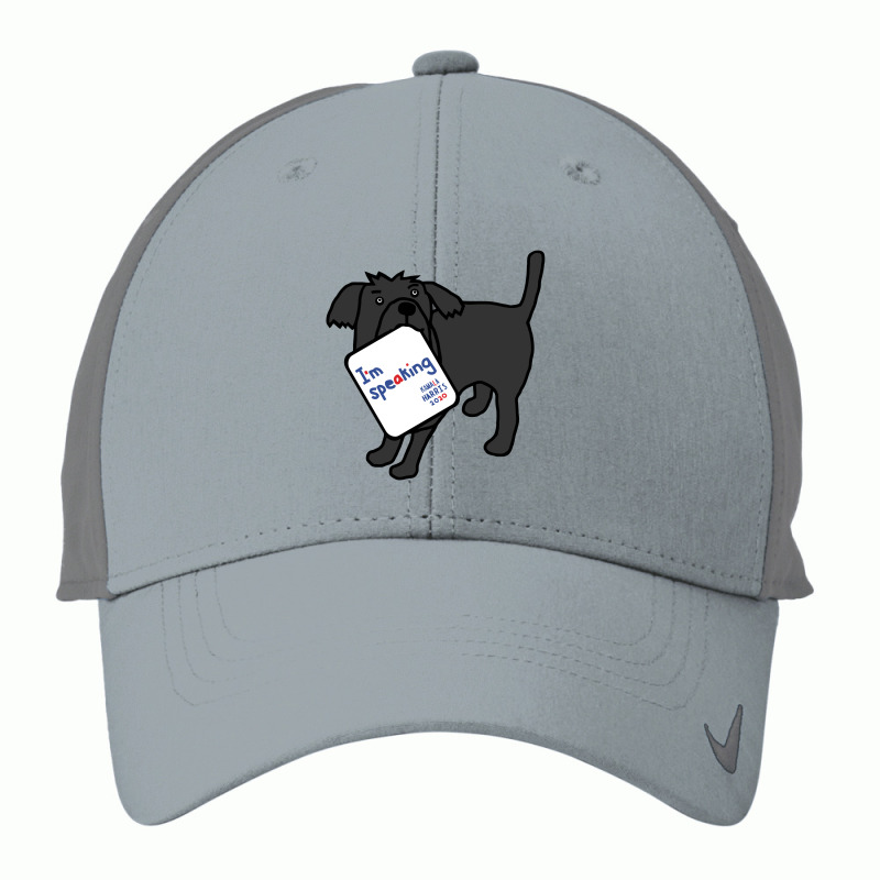 Small Dog With Kamala  Vp Debate Quote Kamala Nike Dri-fit Cap | Artistshot