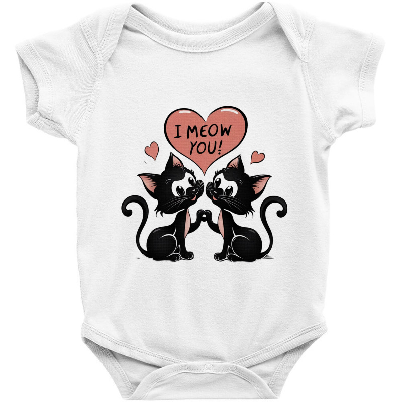 I Meow You Baby Bodysuit by John Nichols | Artistshot