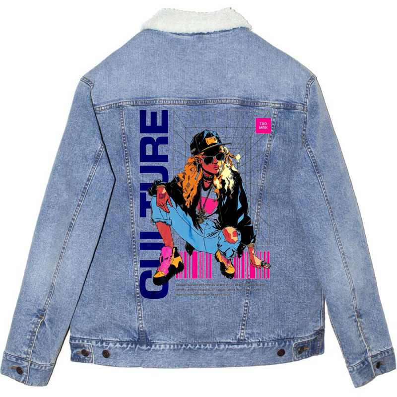 Culture Unisex Sherpa-lined Denim Jacket | Artistshot