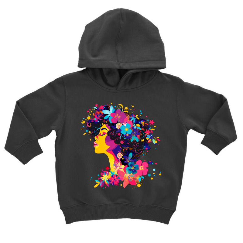 Woman And Flower Toddler Hoodie by mailson | Artistshot