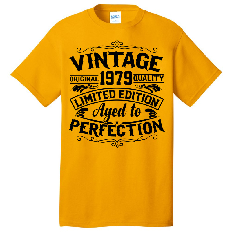 Vintage Original 1979 Quality Limited Edition Aged Basic T-shirt | Artistshot