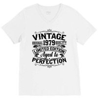 Vintage Original 1979 Quality Limited Edition Aged V-neck Tee | Artistshot