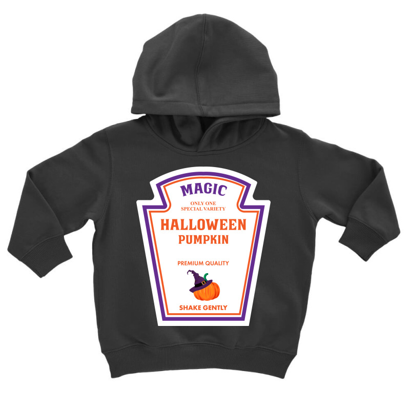 Magic Pumpkin Sauce Halloween Costume Toddler Hoodie by edsonart | Artistshot