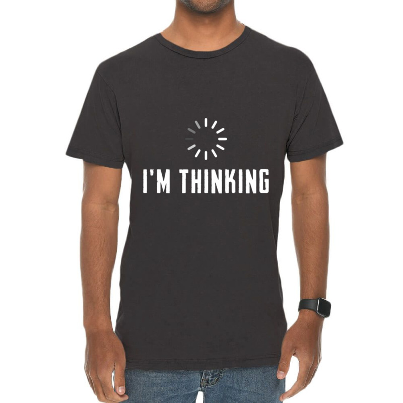 Technical Support I'm Thinking Programming Lovers Vintage T-shirt | Artistshot