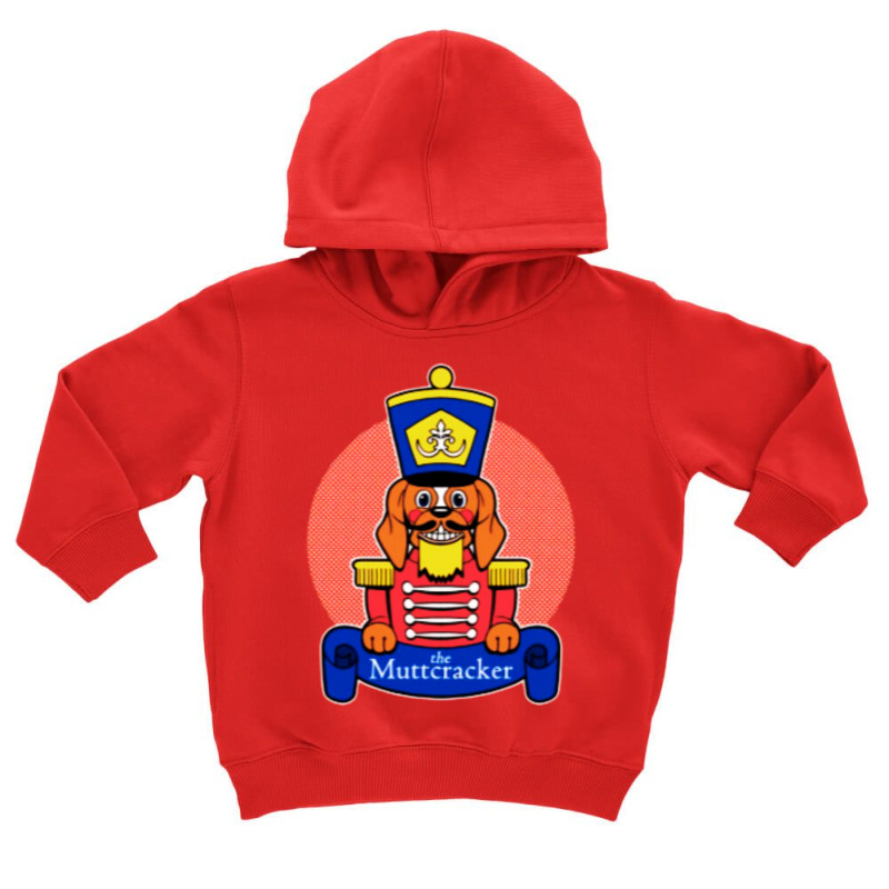 The Muttcracker Funny Cute Christmas Vintage Dog N Toddler Hoodie by John Nichols | Artistshot