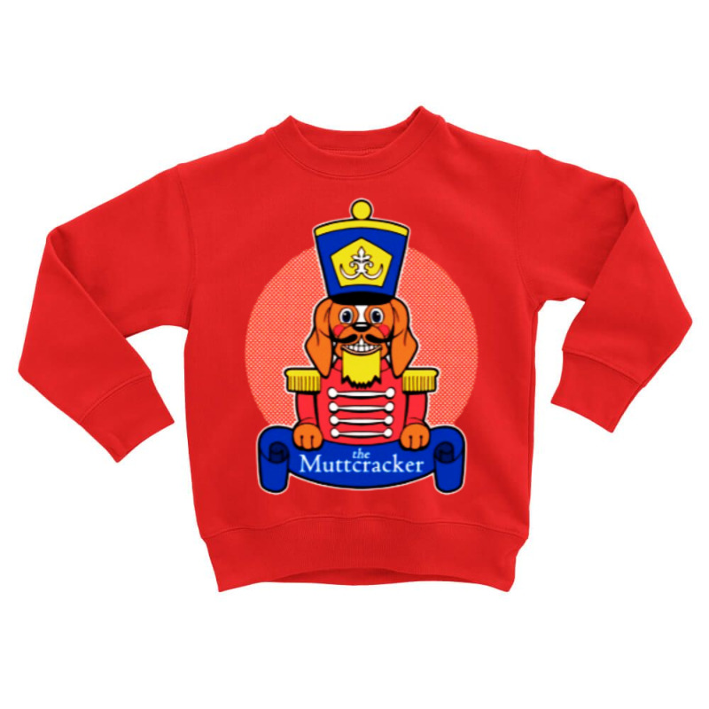 The Muttcracker Funny Cute Christmas Vintage Dog N Toddler Sweatshirt by John Nichols | Artistshot