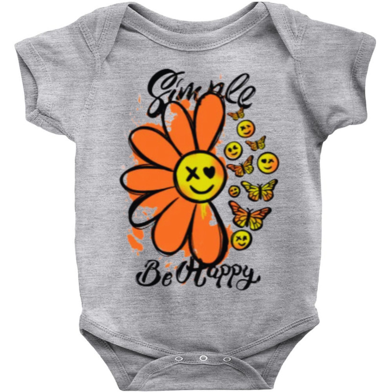 Sun Flower Baby Bodysuit by Charity Aduset | Artistshot