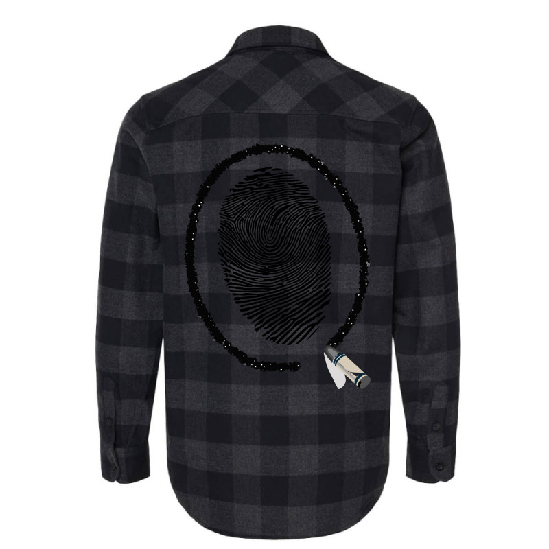 Fingerprint Flannel Shirt by HRC Design | Artistshot