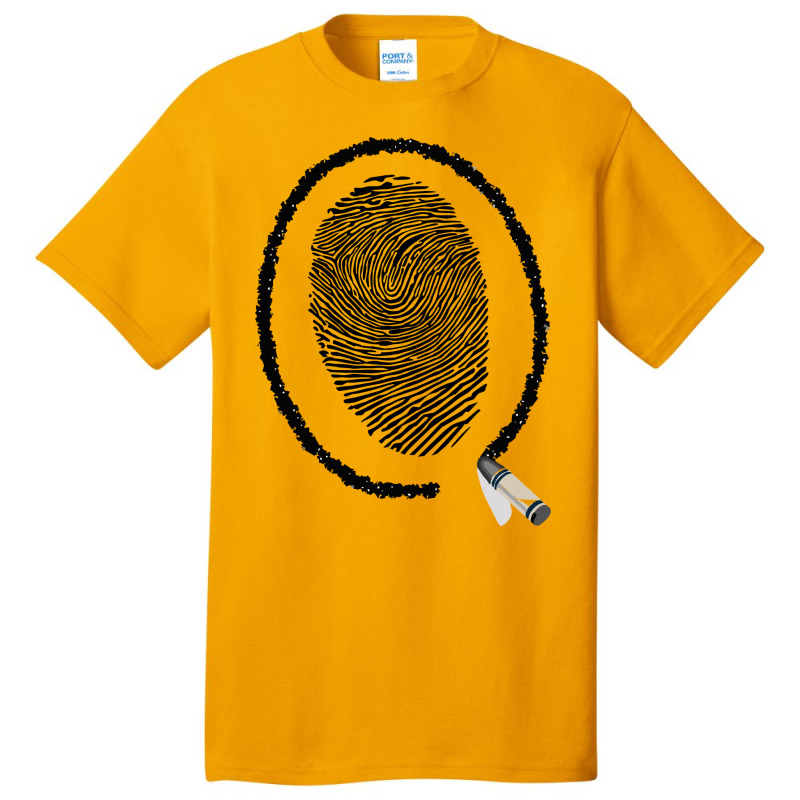 Fingerprint Basic T-shirt by HRC Design | Artistshot