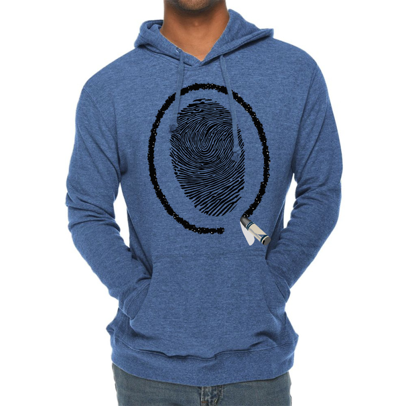 Fingerprint Lightweight Hoodie by HRC Design | Artistshot