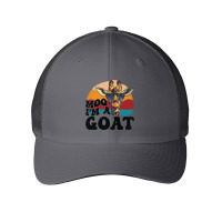 Moo I'm A Goat Giraffe Lover Funny Zoo Animal Cost Mesh Cap | Artistshot